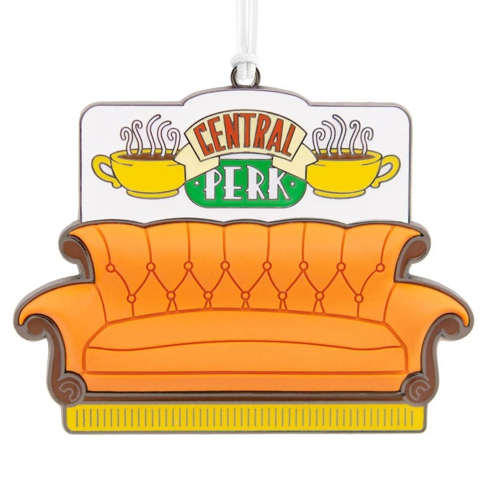 New! Friends TV Central Perk Couch Metal Hallmark Keepsake Christmas Ornament